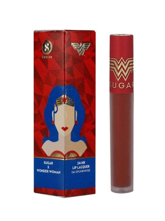 Wonder Woman 24 HR Lip Lacquer  - 06 Spunkwise (Terracotta Brown)