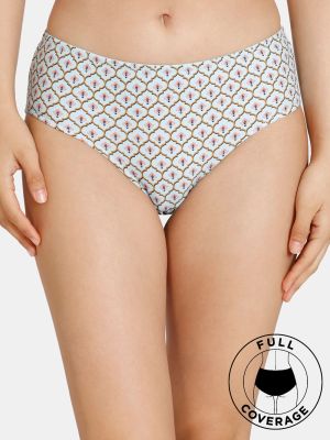 Zellij Dreams Low Rise Full Coverage Hipster Panty - Plume