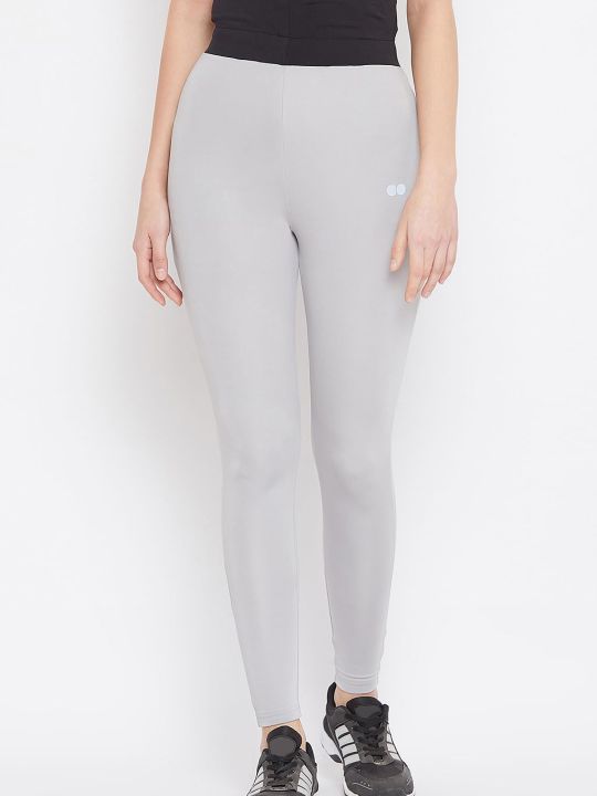 Activewear Ankle Length Tights in Grey