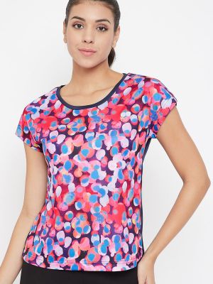 Comfort Fit Active Printed T-shirt in Multicolour