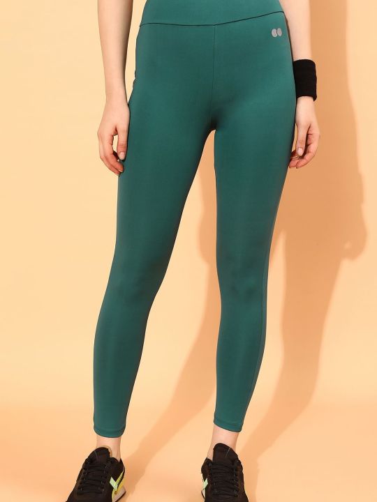 High-Rise Active Tights in Pine Green